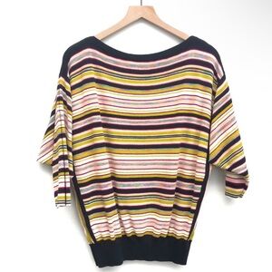 Moth Multicolor Striped Women's Sweater